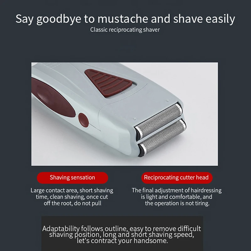 

Reciprocating Trimmer Razor Shaver Trimmer Hair Clipper Shaving Beard Cutting