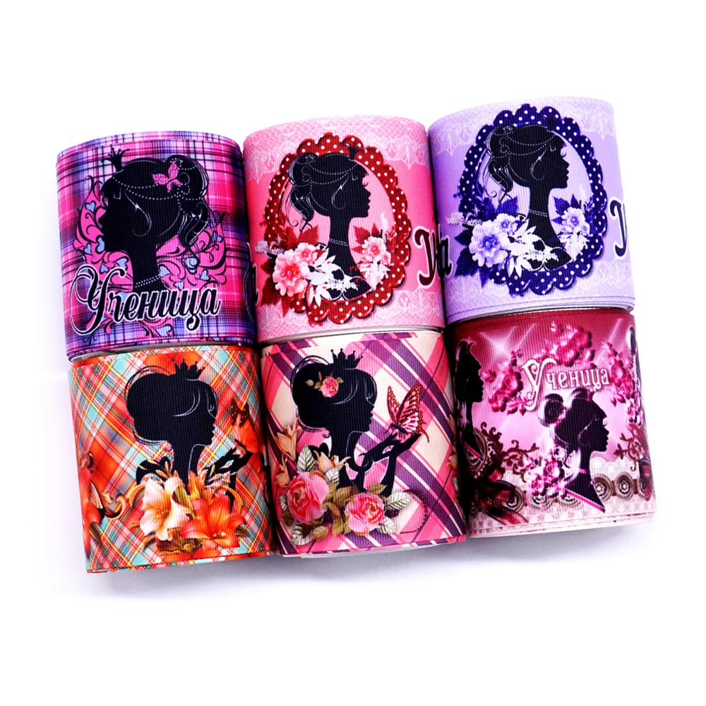 Товары для рукоделия корсажная лента с принтом персонажа мультфильма атласная 50