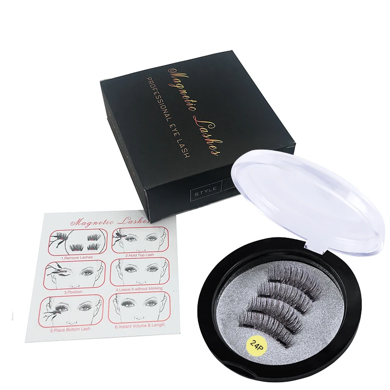 Z'LRAQI BEAUTY 2 пары магнитных ресниц с магнитами ручной работы 3D Магнитные ресницы