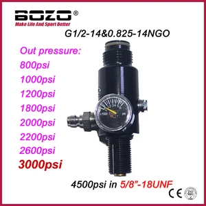 Регулятор давления сжатого воздуха для пейнтбола, PCP HPA 4500psi, бак 800100012001800200022002600psi, бак 58 