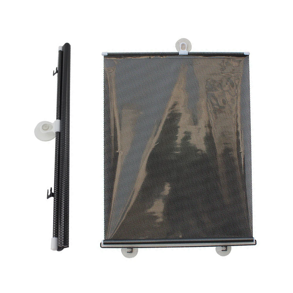 Солнцезащитные роликовые шторы на присоске светонепроницаемые оконные для