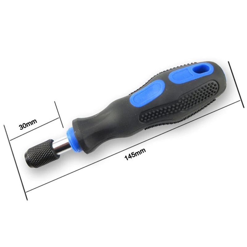

Multi-Function 1/4 Inch 6.35Mm Non-Slip Dismountable Screwdriver Handle With Soft Rubber