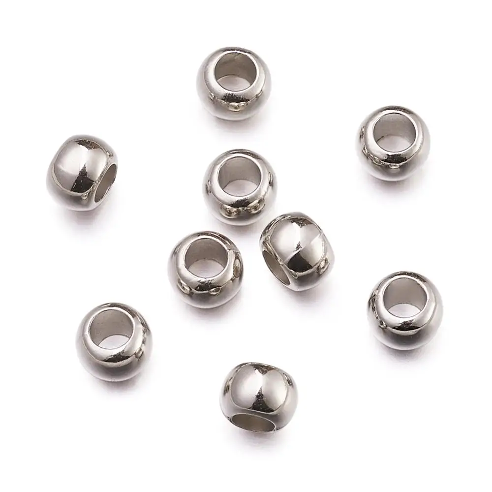 200 шт. плоские круглые акриловые бусины разделители CCB шарфики с большим