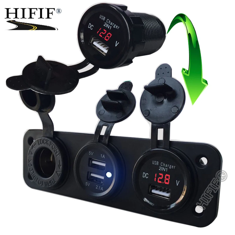 Двойная USB прочная навигация телефон зарядное устройство аксессуары