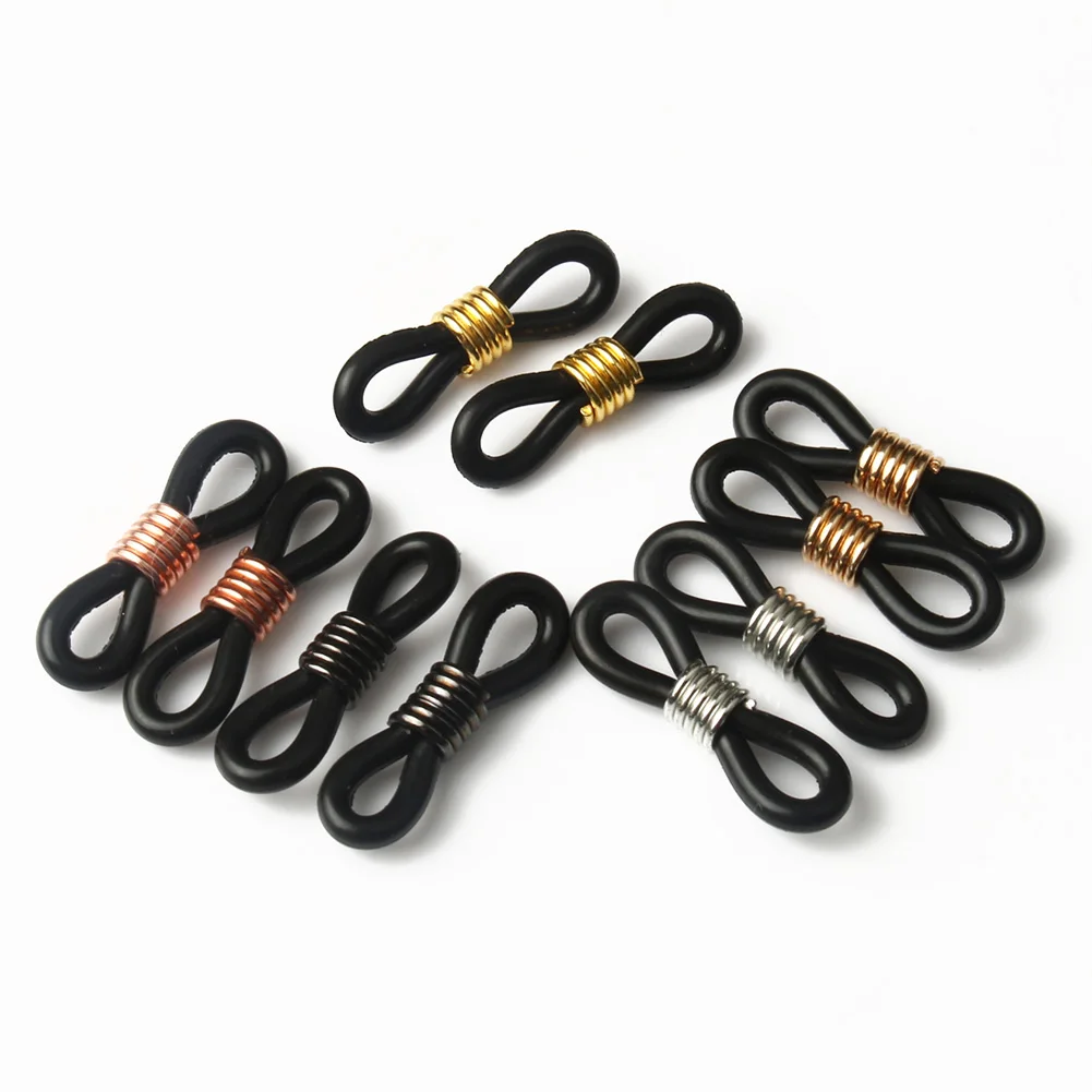 

20-60 pcs Black White Clear Sport Glasses Rope Eyeglasses Chains Eyewear Accessories Spectacles Holders Eyeglasses Connector
