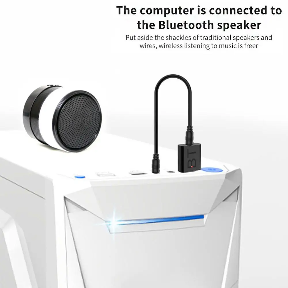 Mini USB Audio Receiver Adapter Bluetooth-compatible 5.0 For Car TV PC Speaker | Автомобили и мотоциклы