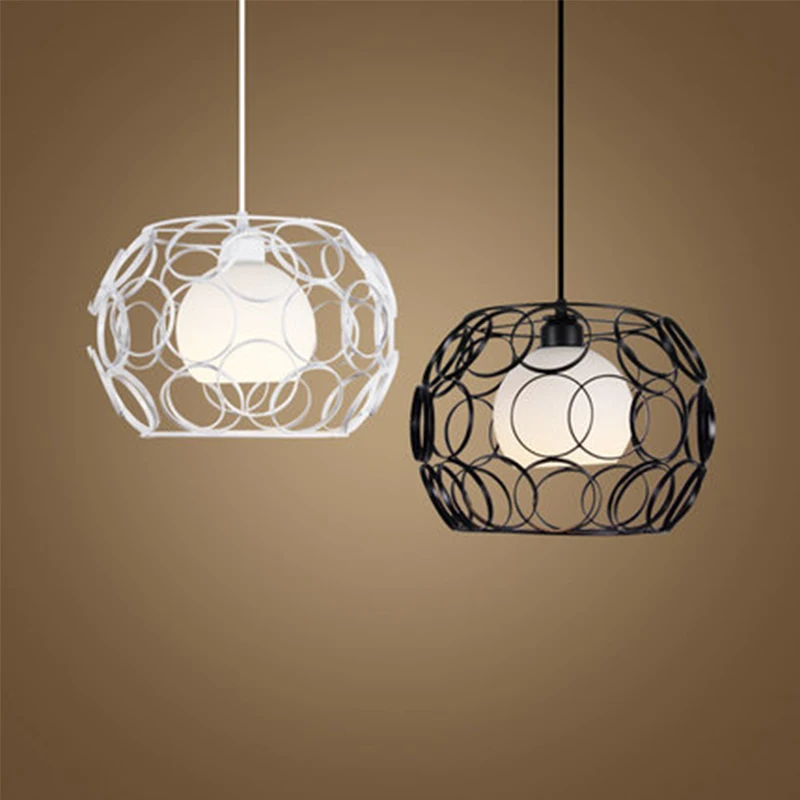 Простая Современная полимерная черно белая креативсветодиодный Светодиодная