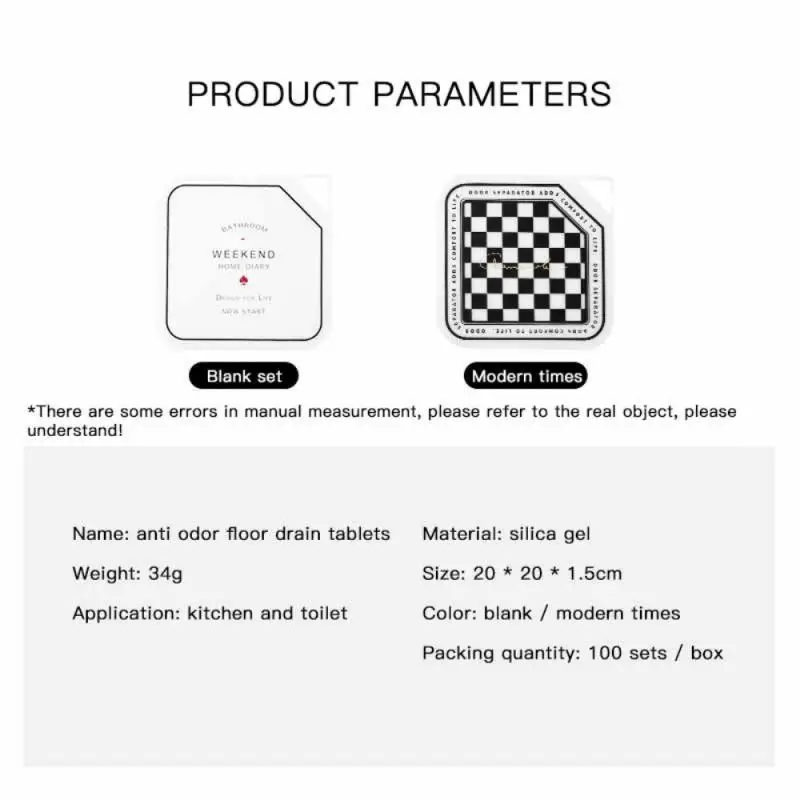 

Silicone Floor Drain Stickers Kitchen Sink Anti-blocking Floor Drain Cover Anti-clogging Filter Bath Tub Sink Bathroom Tool