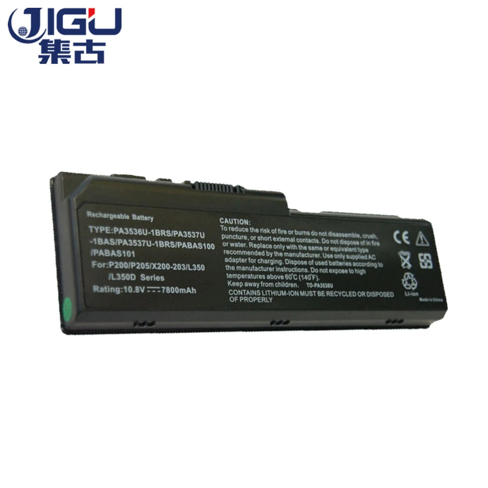 JIGU черный 9-ячейный ноутбук taptop для TOSHIBA Satellite L350D L355 P200 L350 L355D P205 P205D P300 P300D P305D |