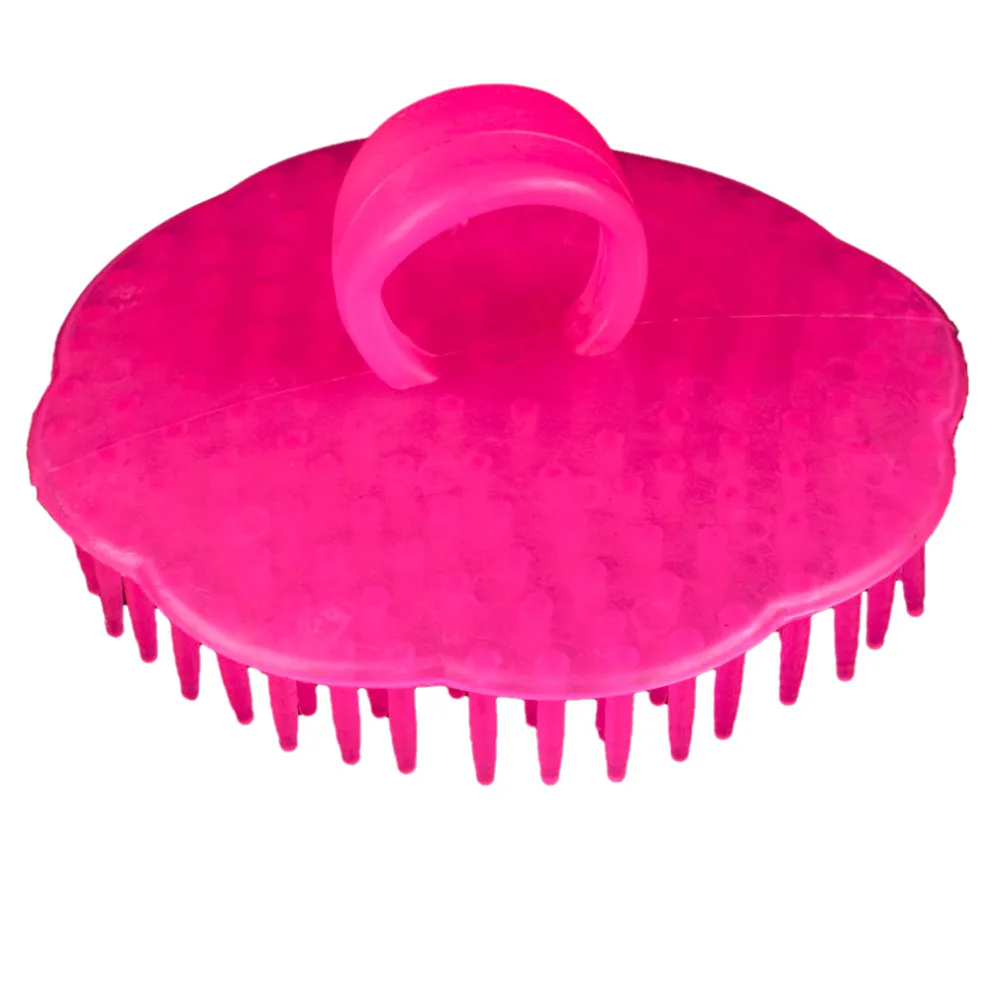 Массажная щетка для мытье шампунем волос массажная расческа кожи головы душ тело