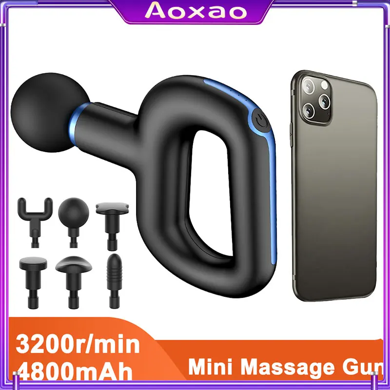 Deep Muscle Mini Massage Gun Sports Therapy Massager Pain Relief Slimming Shaping Body Massager Small Exercising Fascia Gun