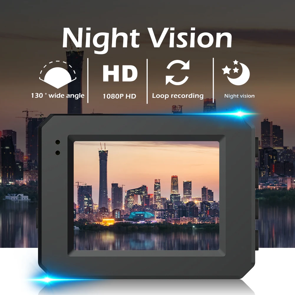 C2 Full HD 1080P Автомобильный видеорегистратор приборная панель 130 градусов