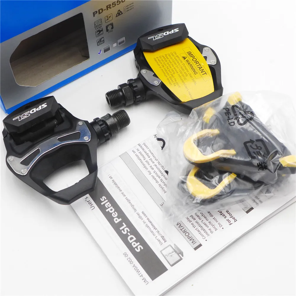 SHIMANO R550 SPD SL дорожный велосипед педали с SM SH11 бутсы самоблокирующийся PD R550|bike