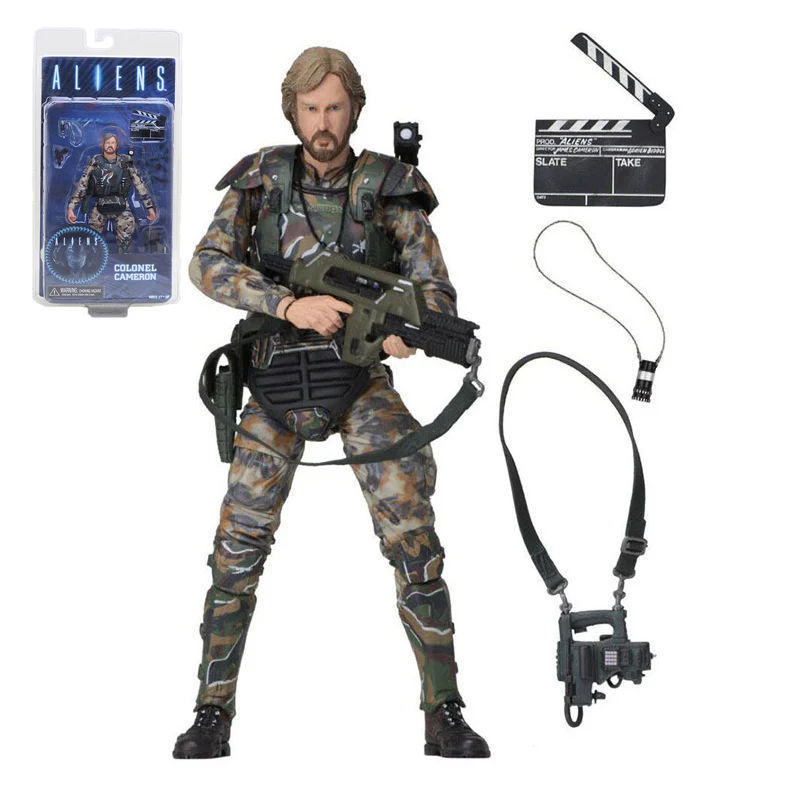 

18cm NECA Alien James Cameron Alien Director Action Figure model Toy