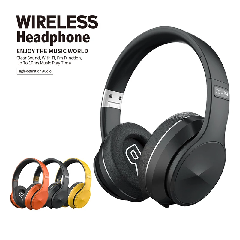 Беспроводные складные стереонаушники EL B4 Bluetooth высококачественный звук
