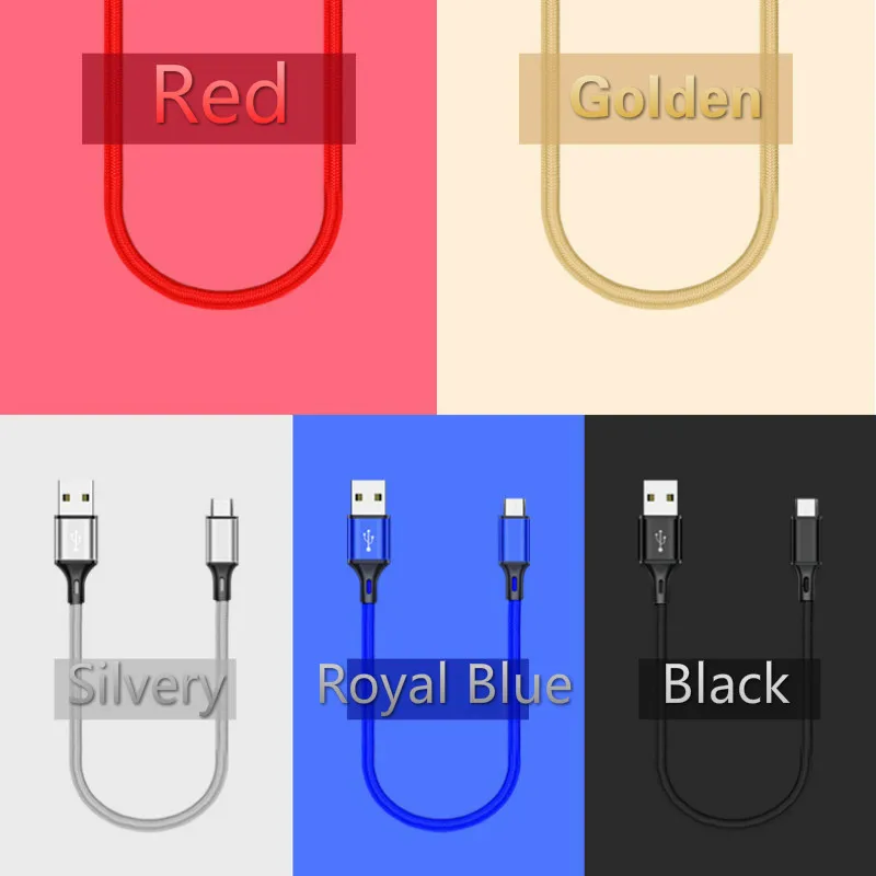Новый 0 25 м 8Pin Type C Micro нейлоновый USB кабель для iPhone 8X7 6 6S Plus iOS 10 9 8 Samsung Nokia быстрой