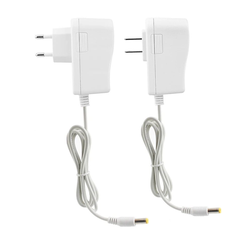 

White Power Supply Adapter US / EU Standard AC100-240V 2A 50/60Hz LED Strip Transformers LED Lighting Converter Charger Adapter