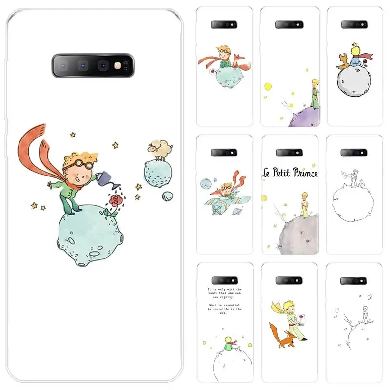 

Little Prince cartoon cute Phone Case For Samsung Galaxy S5 S6 S7 S8 S9 S10 S10e S20 edge plus lite Cover Shell Funda