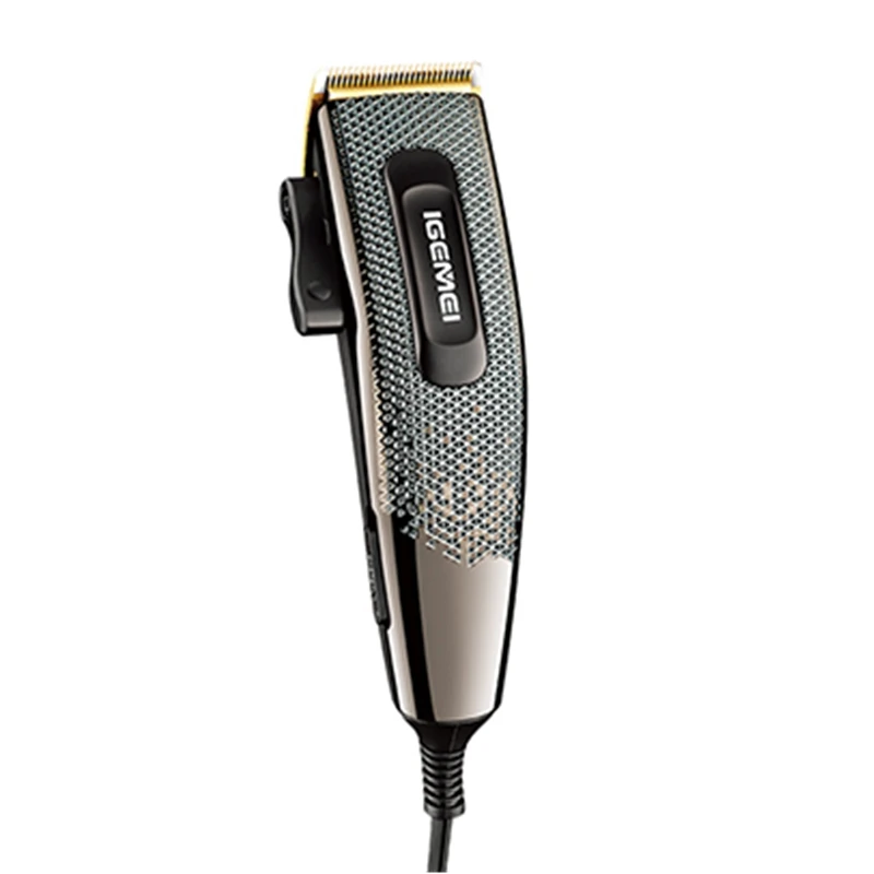 

titanium blade hair clipper Professional hair cutter hair cutting machine haircut adjustable with 10 attachment combs 220-240v