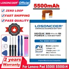 Аккумулятор LOSONCOER 5500 мАч L13D1P31 для Lenovo Pad A3500 S5000