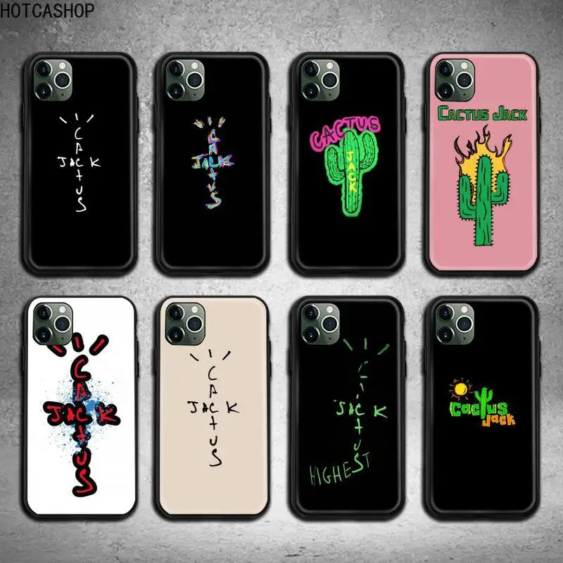 

cactus jack hiphop Phone Case for iphone 12 pro max mini 11 pro XS MAX 8 7 6 6S Plus X 5S SE 2020 XR case