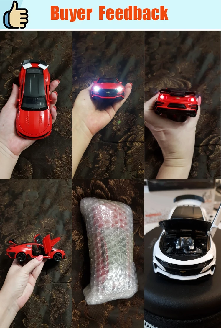 

High Simulation Alloy Diecast 1:32 Toy Vehicles Mustang Shelby GT500 Car Model Metal With Sound Light Pull Back Toy Car Chevrole