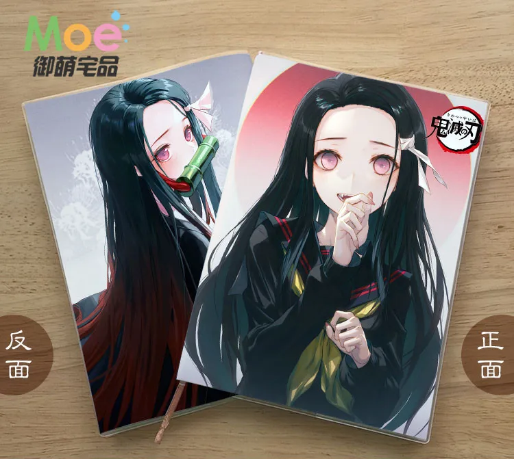 

Anime Demon Slayer Figure Student Notebook Delicate Eye Protection Notepad 6836 Diary Memo Gift