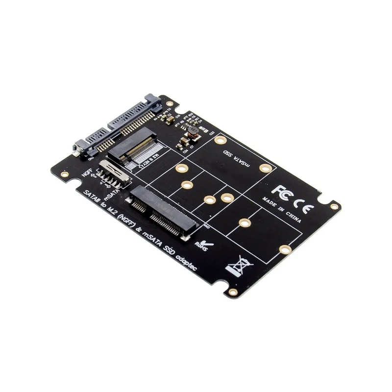 Плата расширения SATA III на M.2 B KEY SSD NGFF MSATA адаптер преобразования SATA3.0