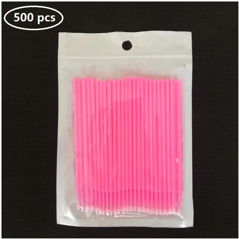 100500 PCS Disposable Make Up Eyelashes Mini Individual lashes Applicators Mascara Brush Lash Extensions Cotton Swab