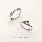 Регулируемое кольцо в стиле рыцарей и принцесс, модные ювелирные изделия с маргаритками в стиле Томаса из стерлингового серебра 925 пробы, отличные предложения