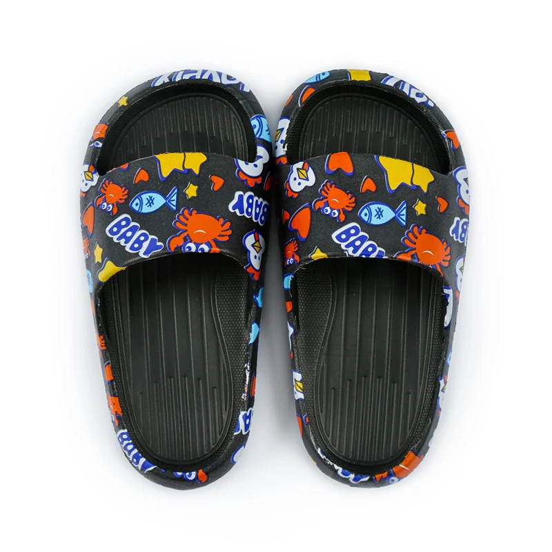 Сандалии для девочек Нескользящие пляжные тапочки дома европейские размеры 22 23 24