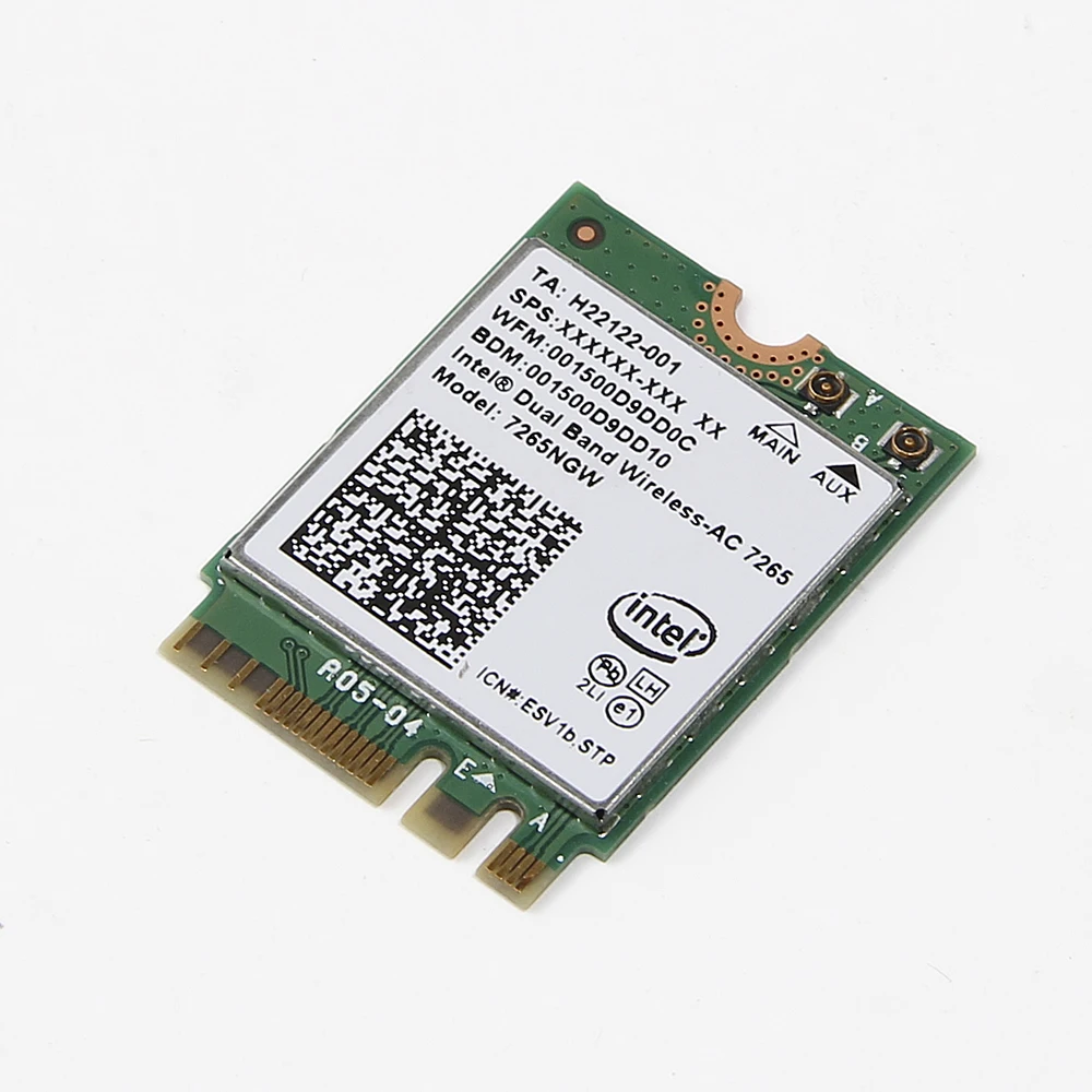 1200 Мбит/с беспроводной адаптер 7265 7265NGW NGFF M.2 Wlan карта Wi Fi сетевая с антенной Bluetooth 4 0