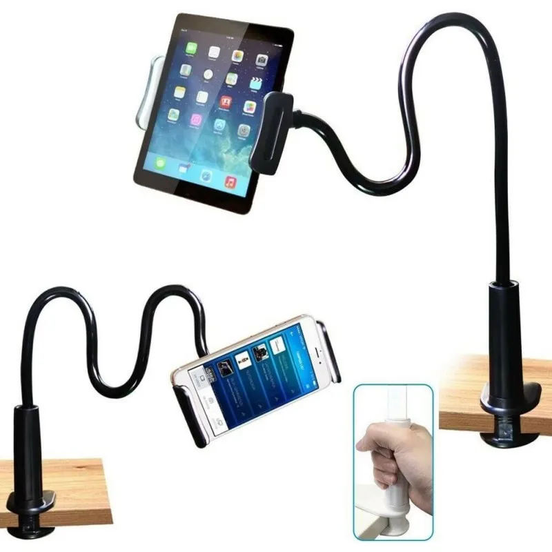 Гибкий ленивый кронштейн подставка для мобильного телефона пластиковый