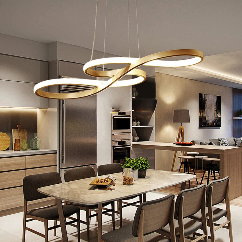 Гостиная светодиодная Подвесная лампа современный музыкальная в форме ноты