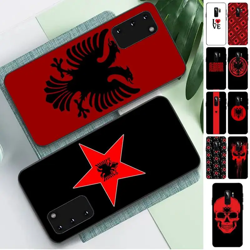 

Albania Flag Phone Case for Samsung S10 21 20 9 8 plus lite S20 UlTRA 7edge