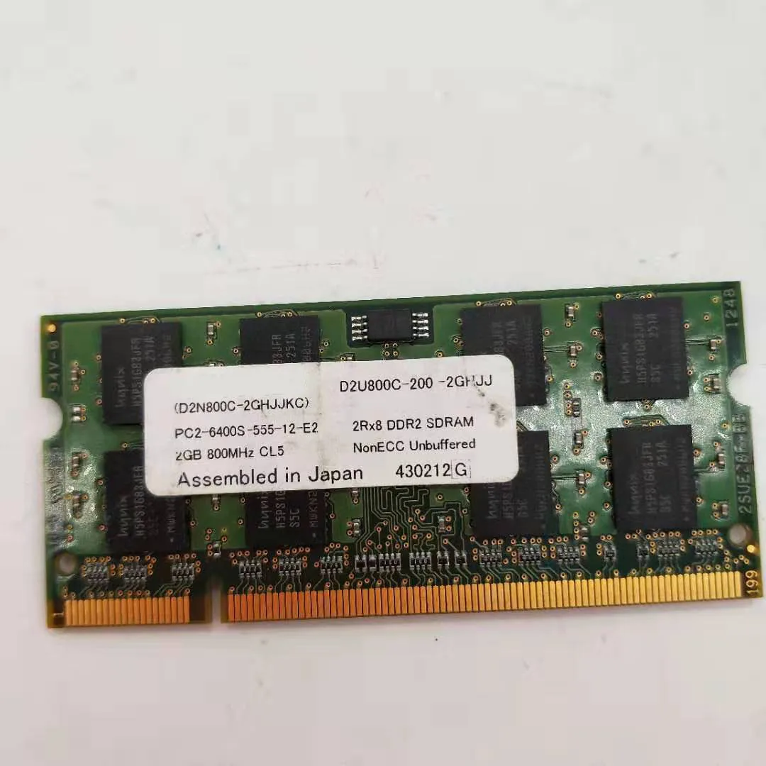 2 Гб PC2-6400S DDR2 800 МГц 200Pin CL5 1 8 V карта памяти для ноутбука SO-DIMM Тетрадь | Компьютеры и