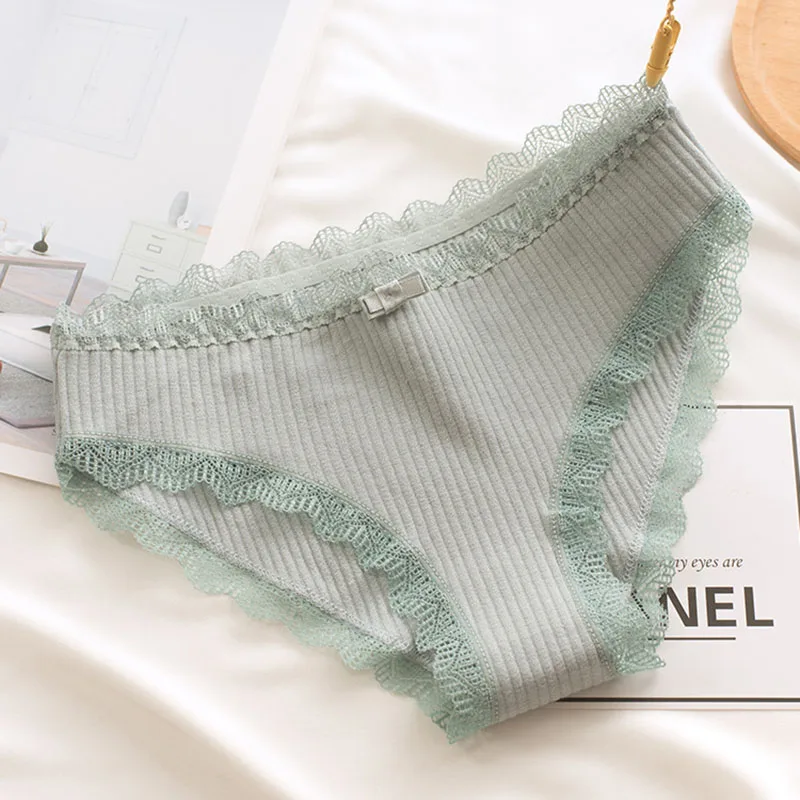 Wollb 1 шт. хлопковое нижнее белье с резьбой кружевное сексуальное женское женские