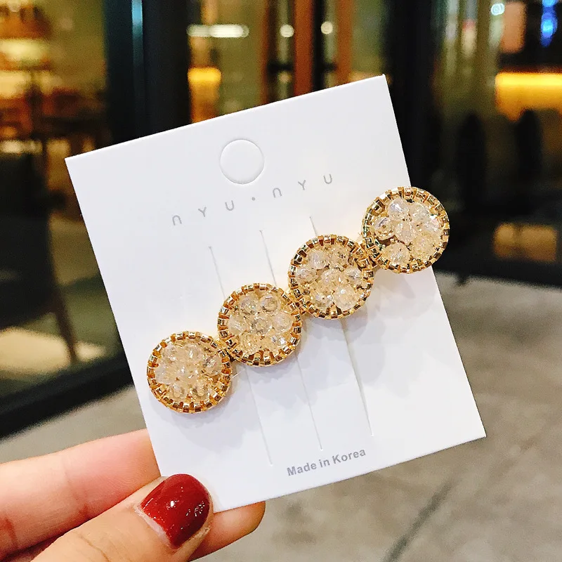 Женские заколки для волос INS корейские с изображением Галактики галактики