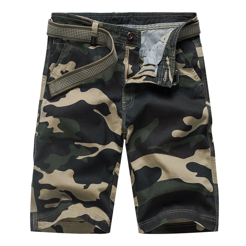 

iSurvivor Summer Casual Pants Men's Camouflage Shorts Pants Straight Straight New Loose Fashion Overalls