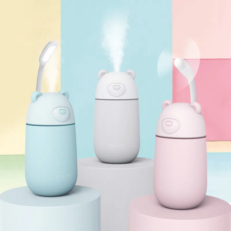 

3 In 1 USB Air Humidifier Aroma Diffuser for Home Ultrasonic Aromatherapy Diffusers Humidifiers Air Purifier with LED Lamp 300ML