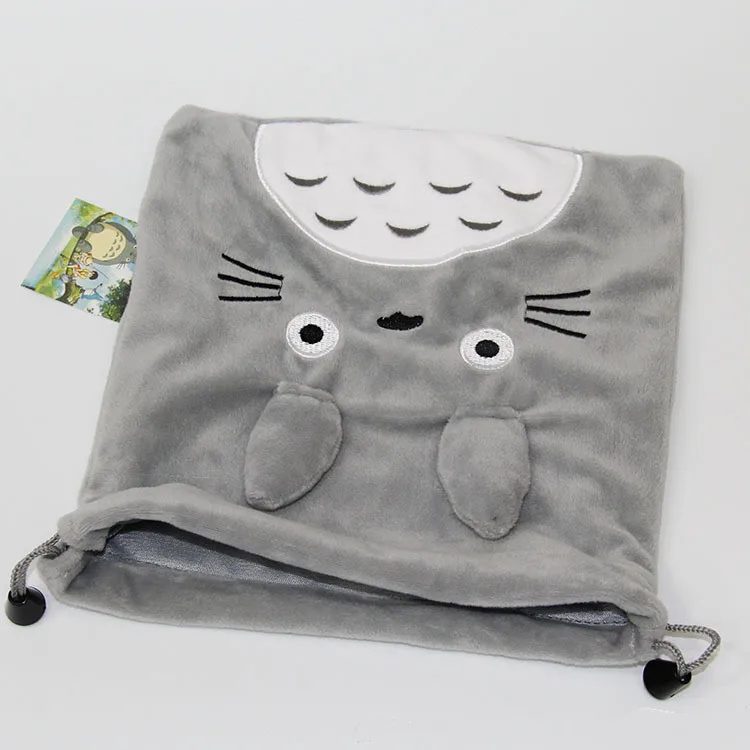 21X19CM Мой сосед Тоторо для хранения сумки с милым рисунком кота серого цвета ключ