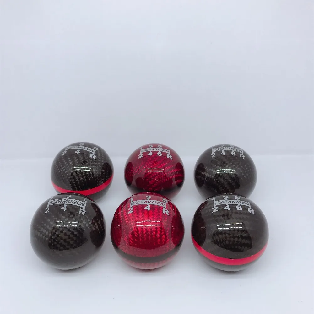 Ручка переключения передач из настоящего углеродного волокна 5/6 скорости Ручное