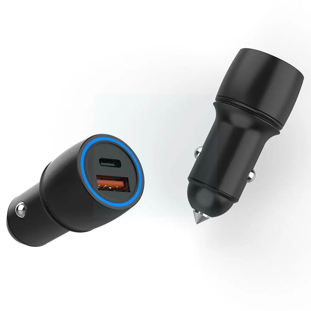 

Автомобильное зарядное устройство для прикуривателя, телефона, Usb адаптер, зарядное устройство, двойной Usb цифровой дисплей, вольтметр, быст...