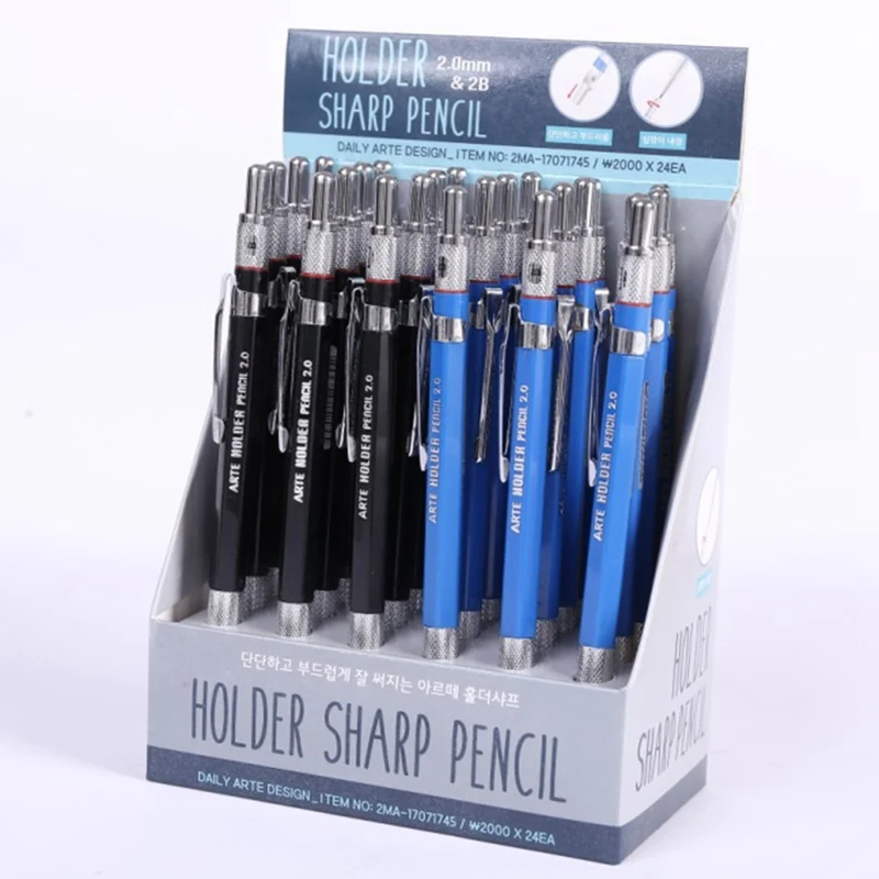 Карандаш HB автоматический металлический карандаш для рисования 2 0 | Канцтовары