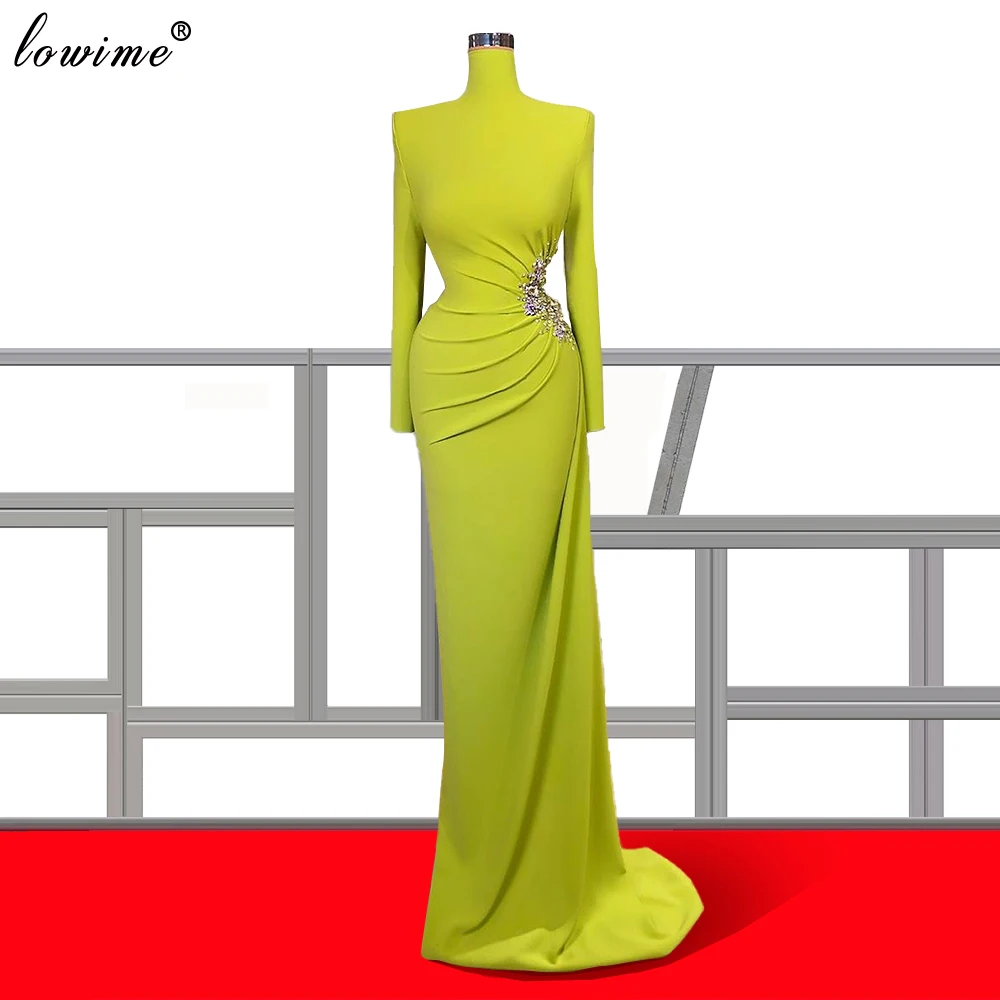 Официальные мусульманские Вечерние платья 2020 для выпускного из Дубая с длинным