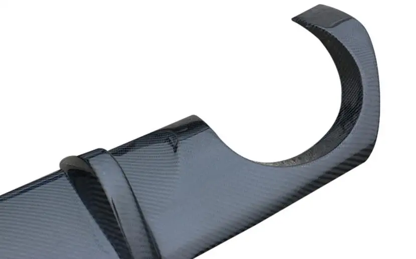 Губа заднего бампера из углеродного волокна автомобильный диффузор подходит для