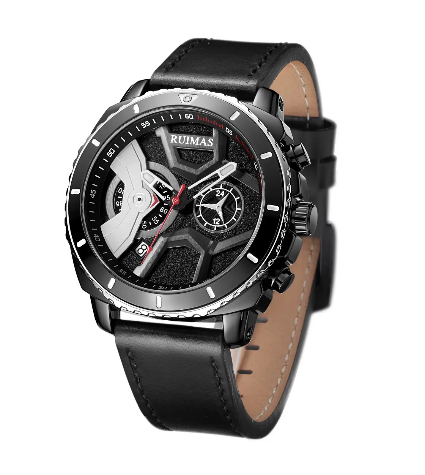 Ruimas New Mens Watches 2020 Luxury Brand Quartz Watch Unique Gentlemen Wrist Men Gifts Military Relogio Luxo Clock 552 | Наручные часы