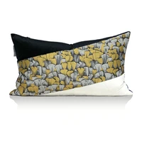 foral printed home decorative cushion cover geometric simple pillowcase for sofa waist pillows decor