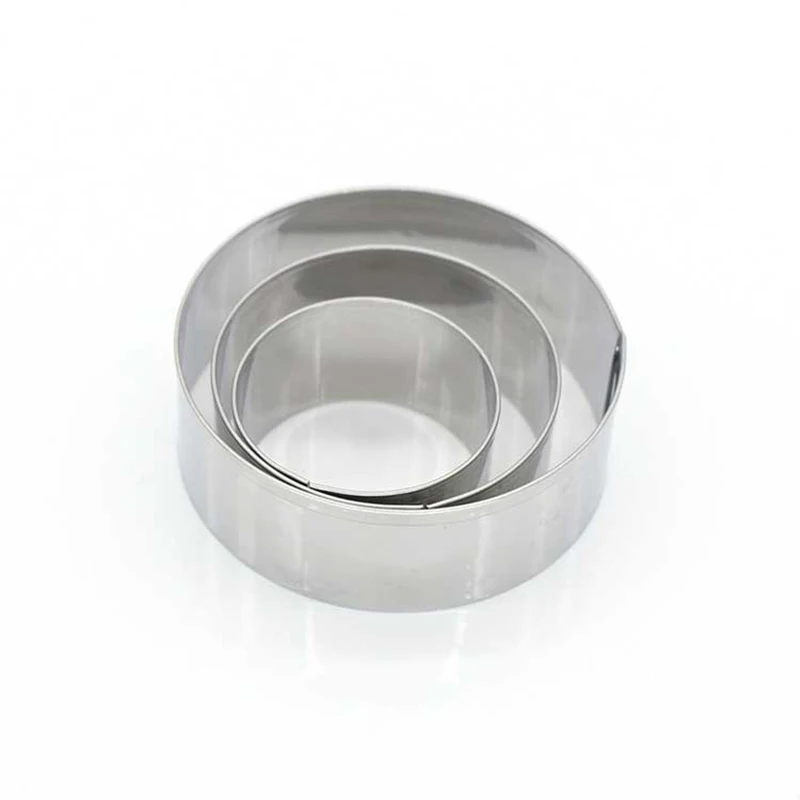 3 шт./компл. круглая форма для хлеба из нержавеющей стали мини мусса колец