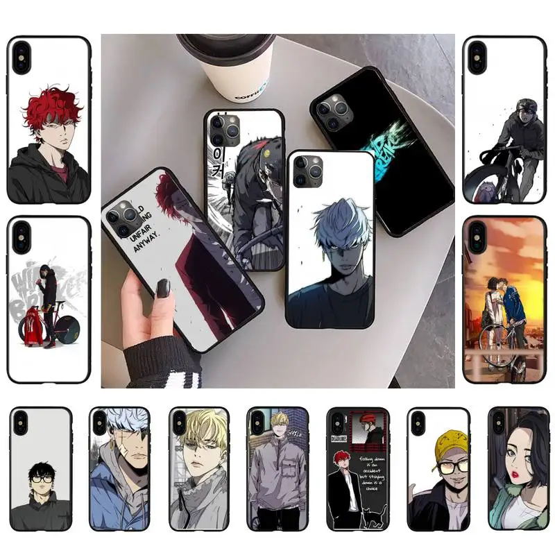 

wind breaker webtoon cute Phone Case Fashion Knockproof Case For iphone 13 11 8 7 6S Plus X XS MAX 5S se 2020 12pro max xr